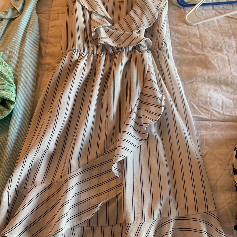 Dress for sale blue and white